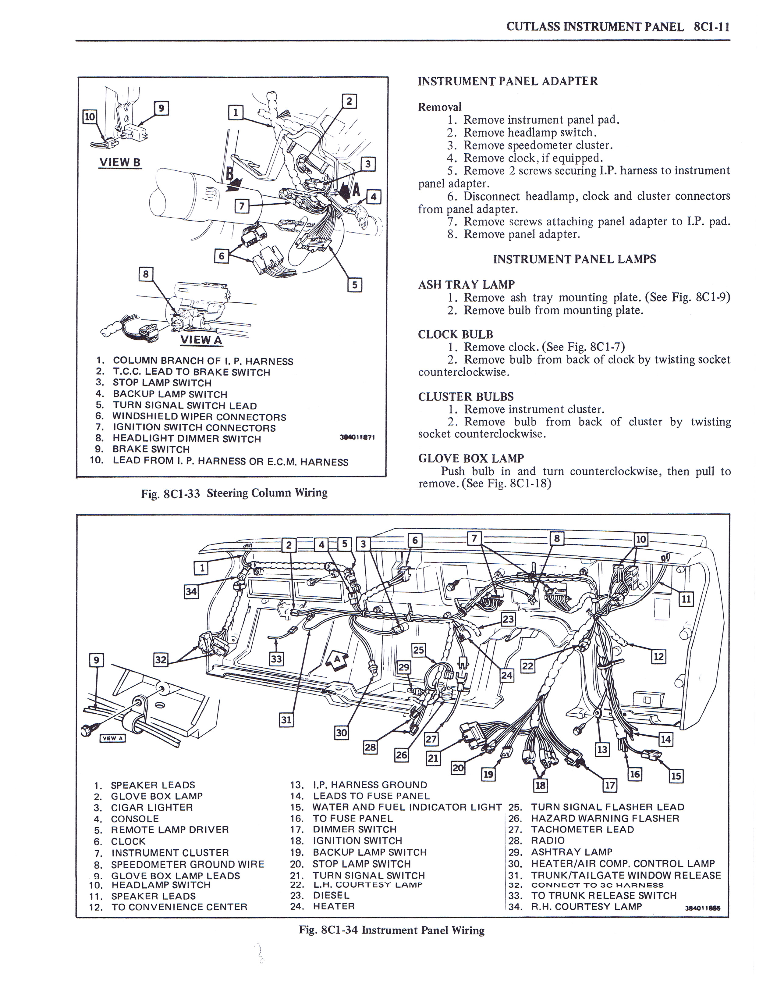 Chassis Electrical Instrument Panel 025